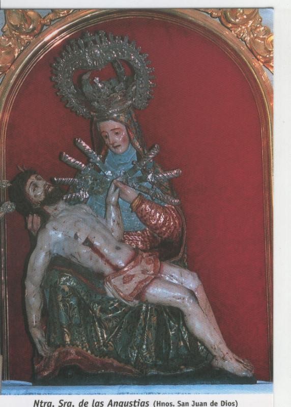 Postal 015529: Virgen Nuestra Señora de las Angustias (Hnos San Juan de Dios)