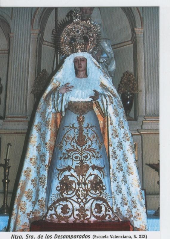 Postal 015543: Virgen Nuestra Señora de los Desamparados