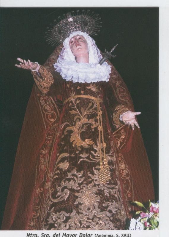 Postal 015545: Virgen Nuestra Señora del Mayor Dolor