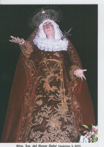 Postal 015545: Virgen Nuestra Señora del Mayor Dolor