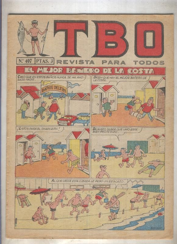 TBO numero 407: El mejor bañero de la costa (Blanco)