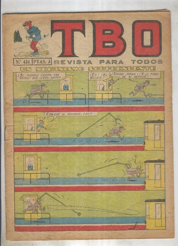 TBO numero 434: Un mecanismo sorprendente (Coll), (numerado 2 en trasera)