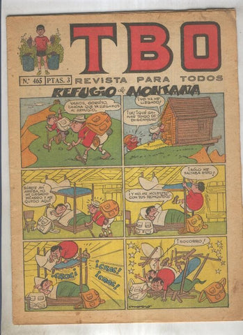 TBO numero 465: Refugio de montaña (Moreno), (numerado 2 en trasera)
