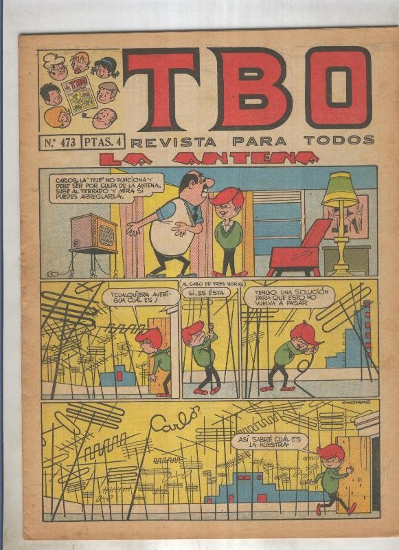 TBO numero 473: La antena (Moreno)
