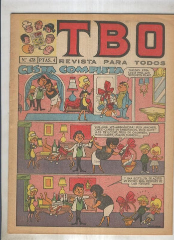 TBO numero 478: Cesta completa (Moreno), (numerado 2 en trasera)