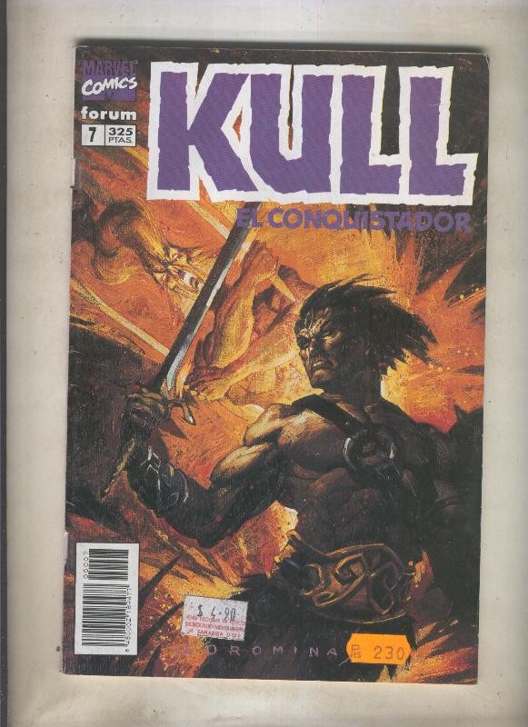 Kull el conquistador numero 07 (numerado 2 en trasera)
