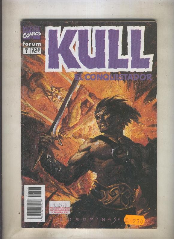 Kull el conquistador numero 07 (numerado 3 en trasera)