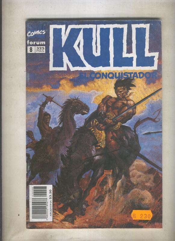 Kull el conquistador numero 08 (numerado 2 en trasera)