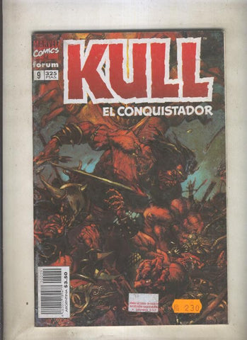 Kull el conquistador numero 09 (numerado 1 en trasera)