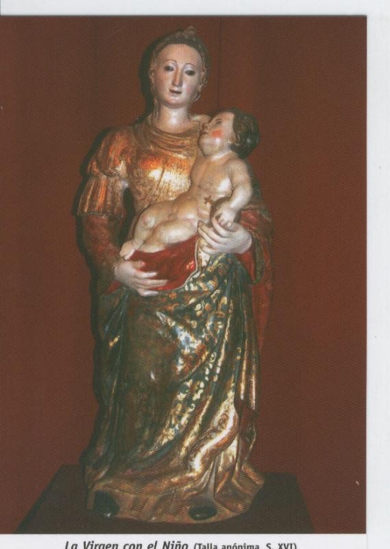 Postal 015554: Virgen con el niño