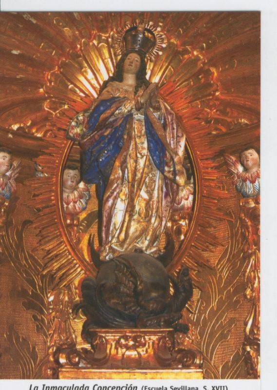 Postal 015555: Virgen La Inmaculada concepcion