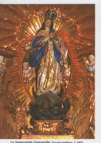 Postal 015555: Virgen La Inmaculada concepcion