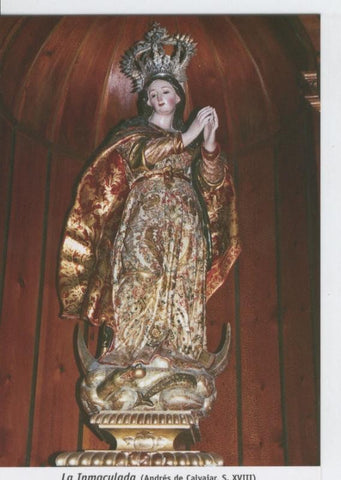 Postal 015560: Virgen La Inmaculada (Andres de Calvajar)
