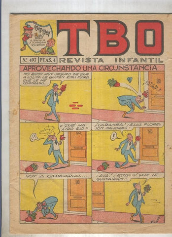TBO numero 497: Aprovechando una circunstancia (Coll), (numerado 2 en trasera)