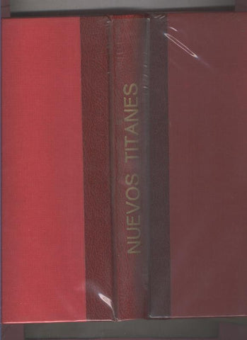 Nuevos Titanes volumen 1, tomo artesanal color rojo: numeros 1 al 12
