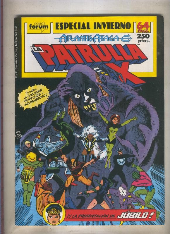 La Patrulla X especial invierno 1989: Atlantis Ataca  