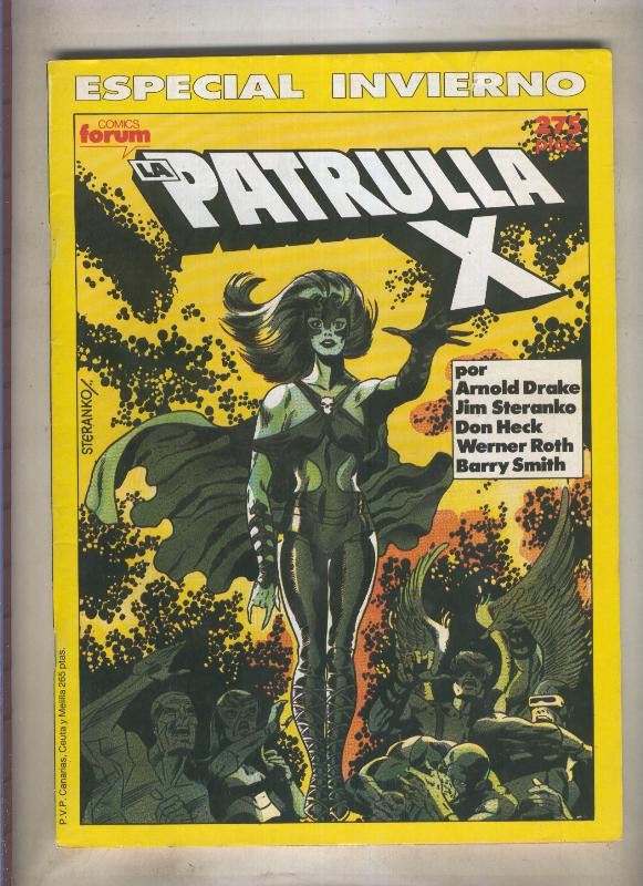 La Patrulla X especial invierno 1990 (numerado 2 en interior cubierta)