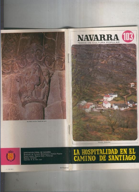 Navarra temas de cultura popular numero 103: La hospitalidad en el camino de Santiago