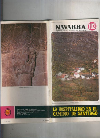 Navarra temas de cultura popular numero 103: La hospitalidad en el camino de Santiago
