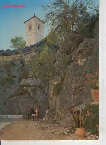 Postal 015666: entrada al pueblo antiguo de Castell de Guadalest, alicante