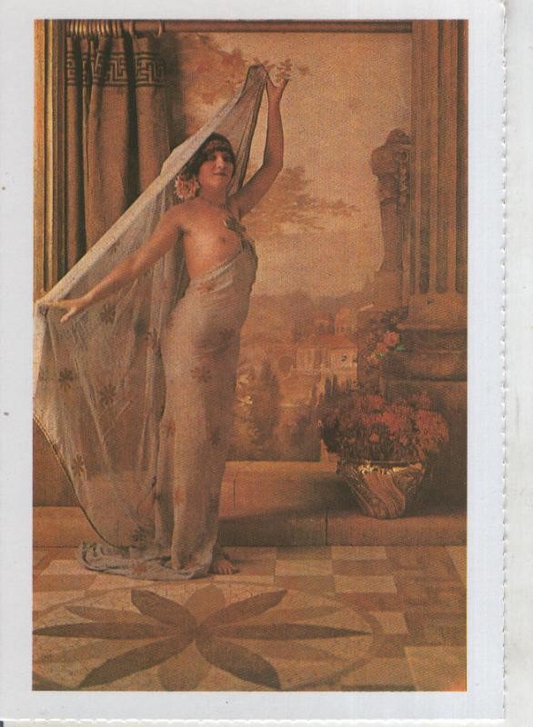 Postal 015704: Desnudos Elegantes año 1900, modelo 10