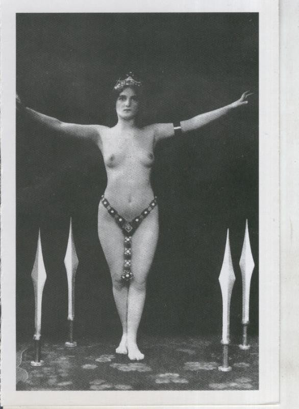 Postal 015705: Desnudos Elegantes año 1900, modelo 11