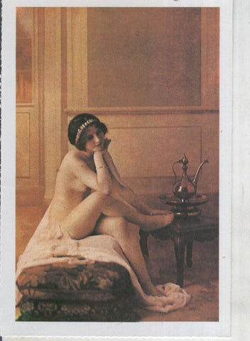 Postal 015711: Desnudos Elegantes año 1900, modelo 17