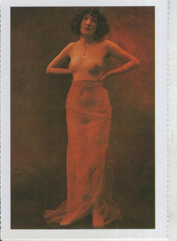 Postal 015715: Desnudos Elegantes año 1900, modelo 21
