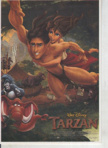 Postal 015719: Tarzan de Walt Disney