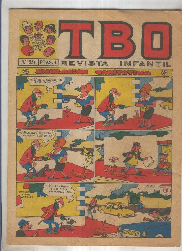 TBO numero 554: Emulacion caritativa (Urda), (numerado 3 en trasera)