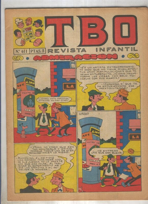 TBO numero 611: Admiracion (Urda)
