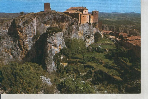 Postal 015733: Vista de la colegiata de Alquezar, Huesca