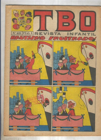 TBO numero 618: Bautismo frustrado (Moreno), (numerado 1 en trasera)