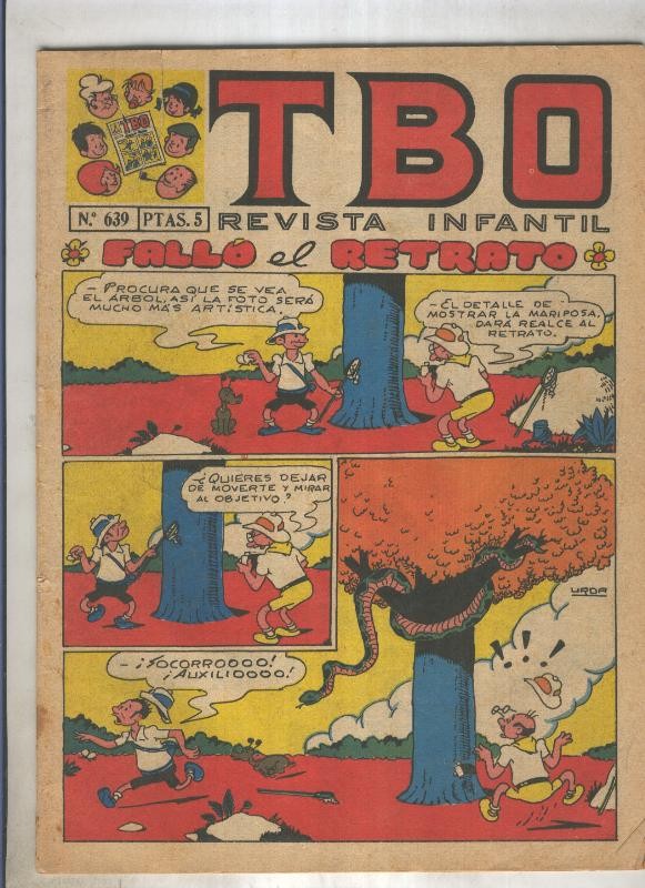 TBO numero 639: Fallo el retrato (Urda)