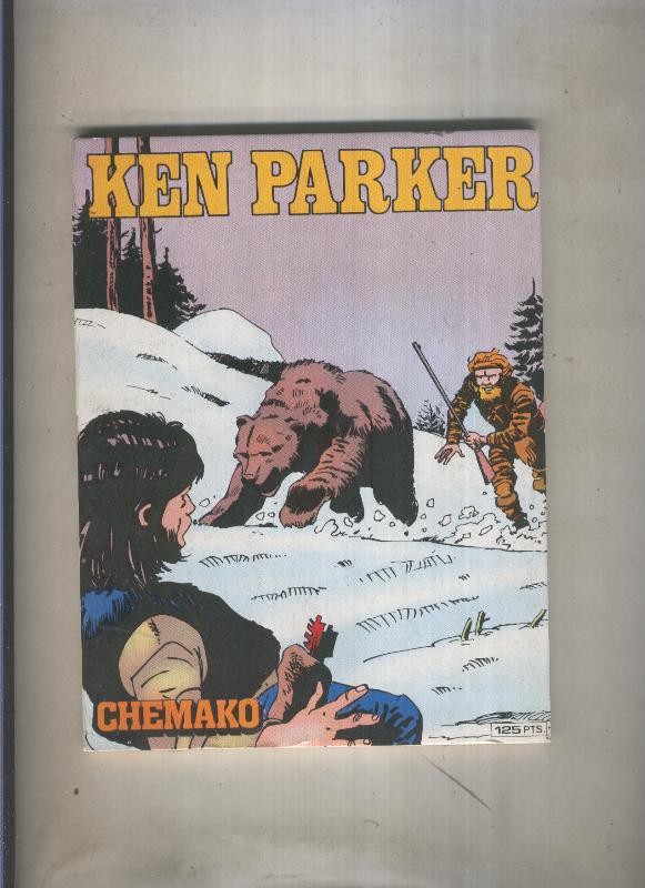 Ken Parker numero 05: Chemako (numerado 1 en interior cubierta)