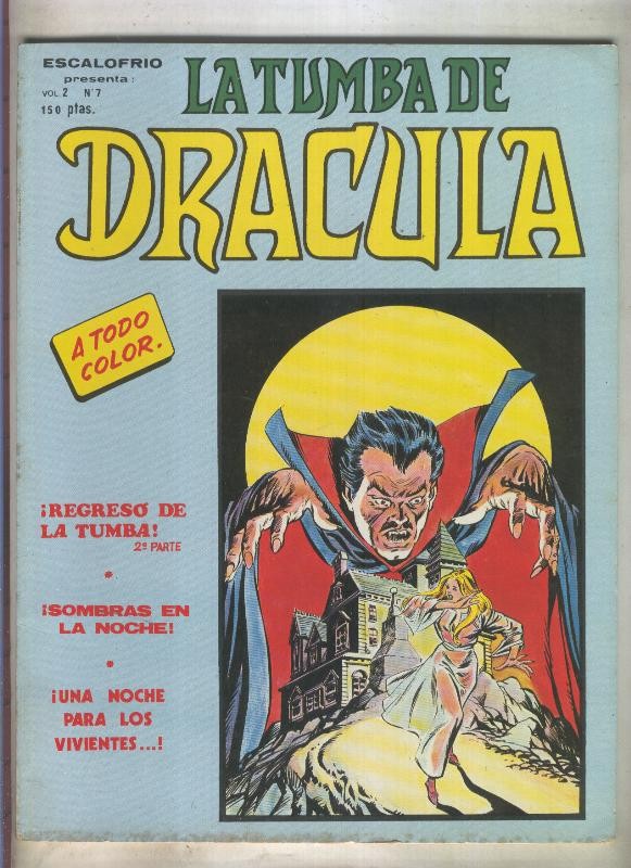 La Tumba de Dracula-Mundicomic: volumen 2 numero 7 (numerado 2 en trasera)