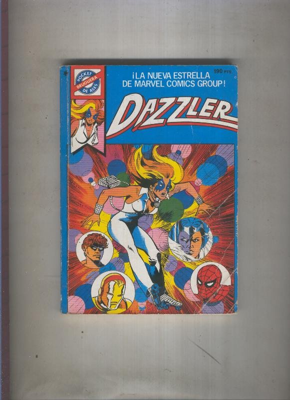Pocket de Ases numero 37: Dazzler (numerado 2 en trasera)