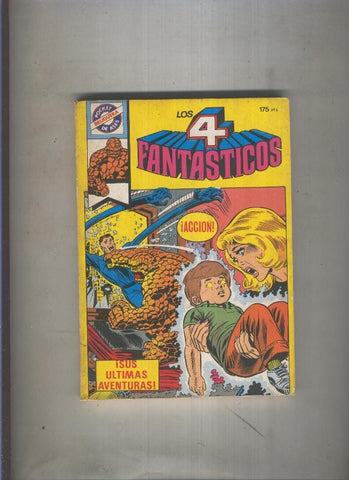 Pocket de Ases numero 15: Los 4 Fantasticos (numerado 2 en trasera)
