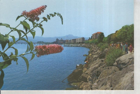 Postal 015788: Vista de Fuenterrabia desde el espigon