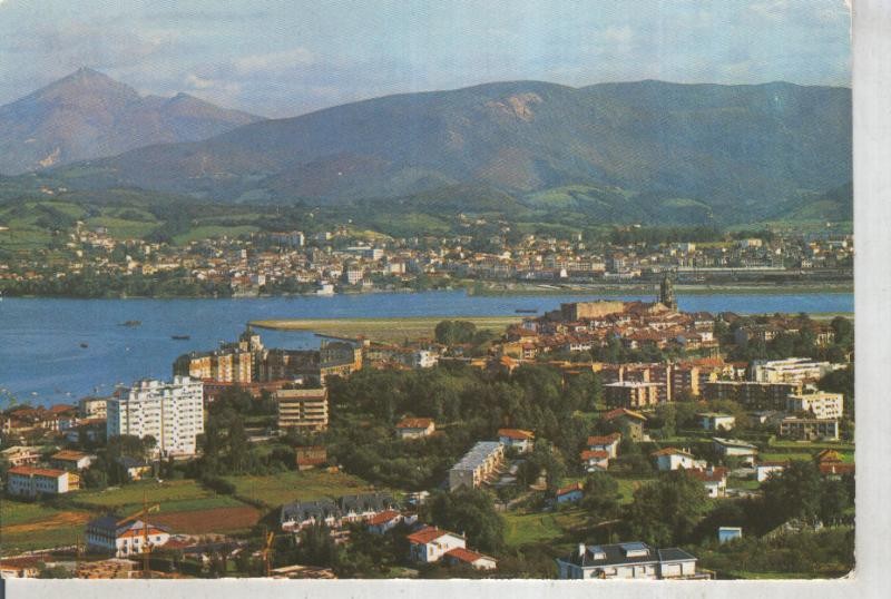 Postal 015789: Vista general de Fuenterrabia  
