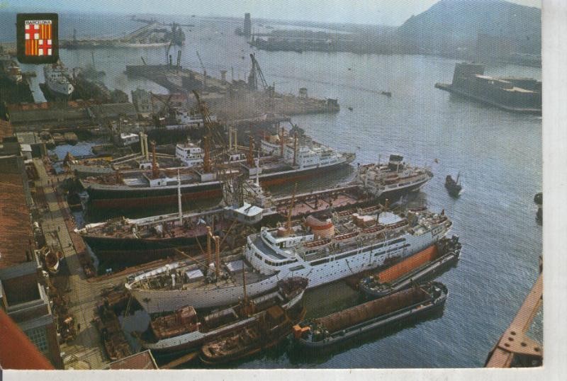 Postal 015790: Vista general del puerto de Barcelona