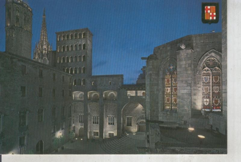 Postal 015795: Plaza del Rey en Barcelona