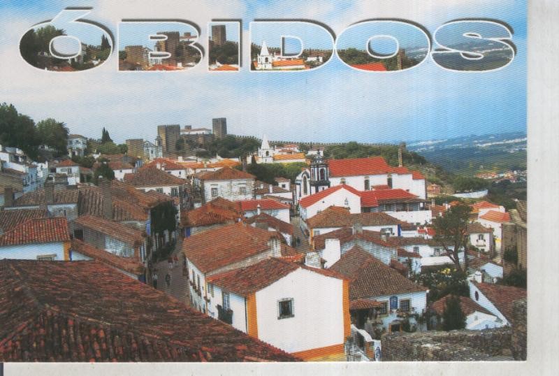 Postal 015798: Vista de Obidos, Portugal