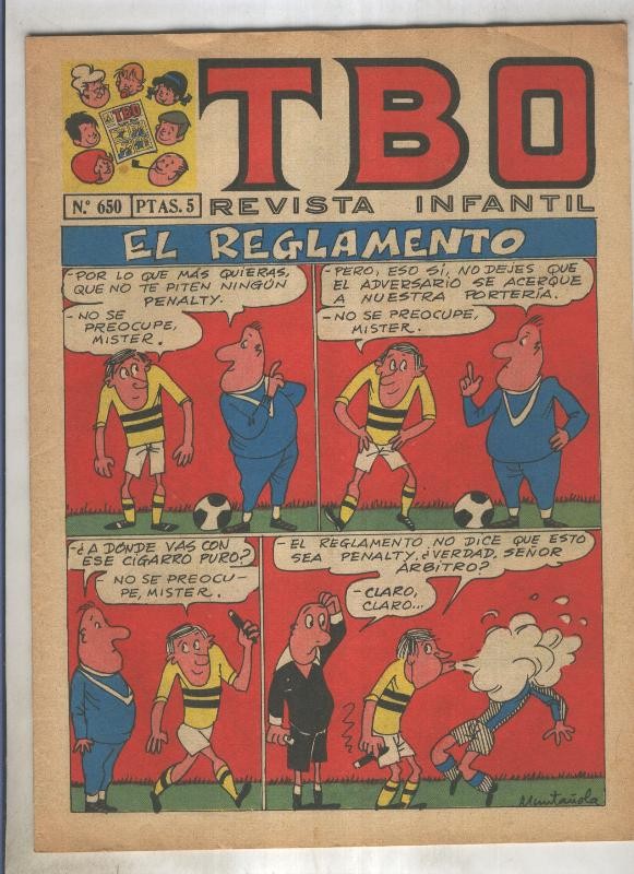 TBO numero 650: El reglamento (Muntañola)