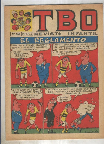 TBO numero 650: El reglamento (Muntañola)