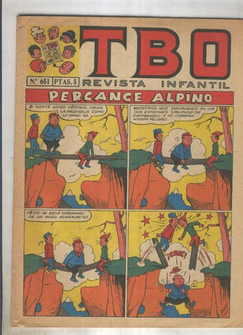 TBO numero 651: Percance alpino (Ayne)