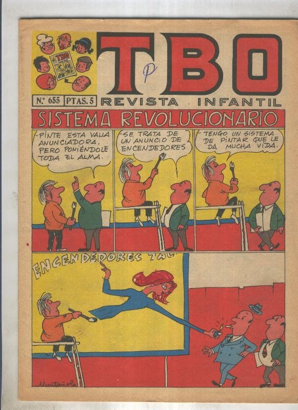 TBO numero 655: Sistema revolucionario (Muntañola)
