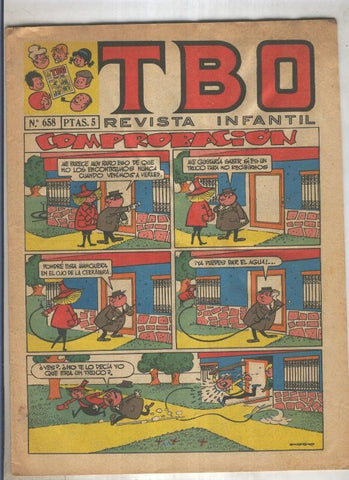 TBO numero 658: Comprobacion (Moreno), (numerado 2 en trasera)