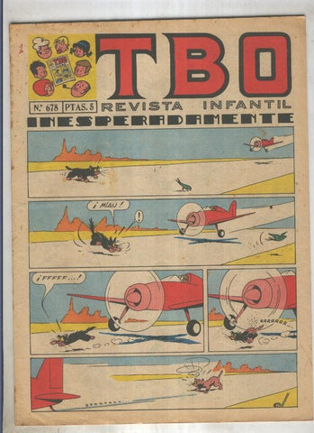TBO numero 678: Inesperadamente (Coll), numerado 2 en trasera)