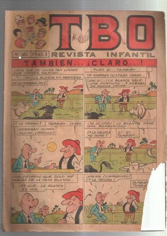 TBO numero 682: Tambien.....claro (Sabates), (numerado 1 en trasera)